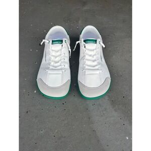 Hobibear Men's White and Green Sneakers